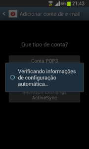 Android verificando informações de configuração